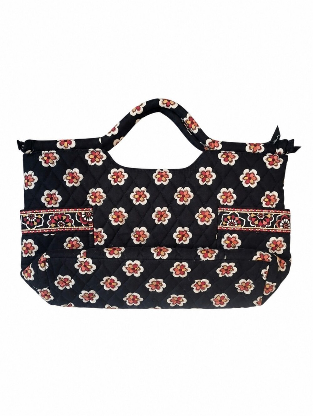 Vera Bradley Satchel Bag In Black Pirouette